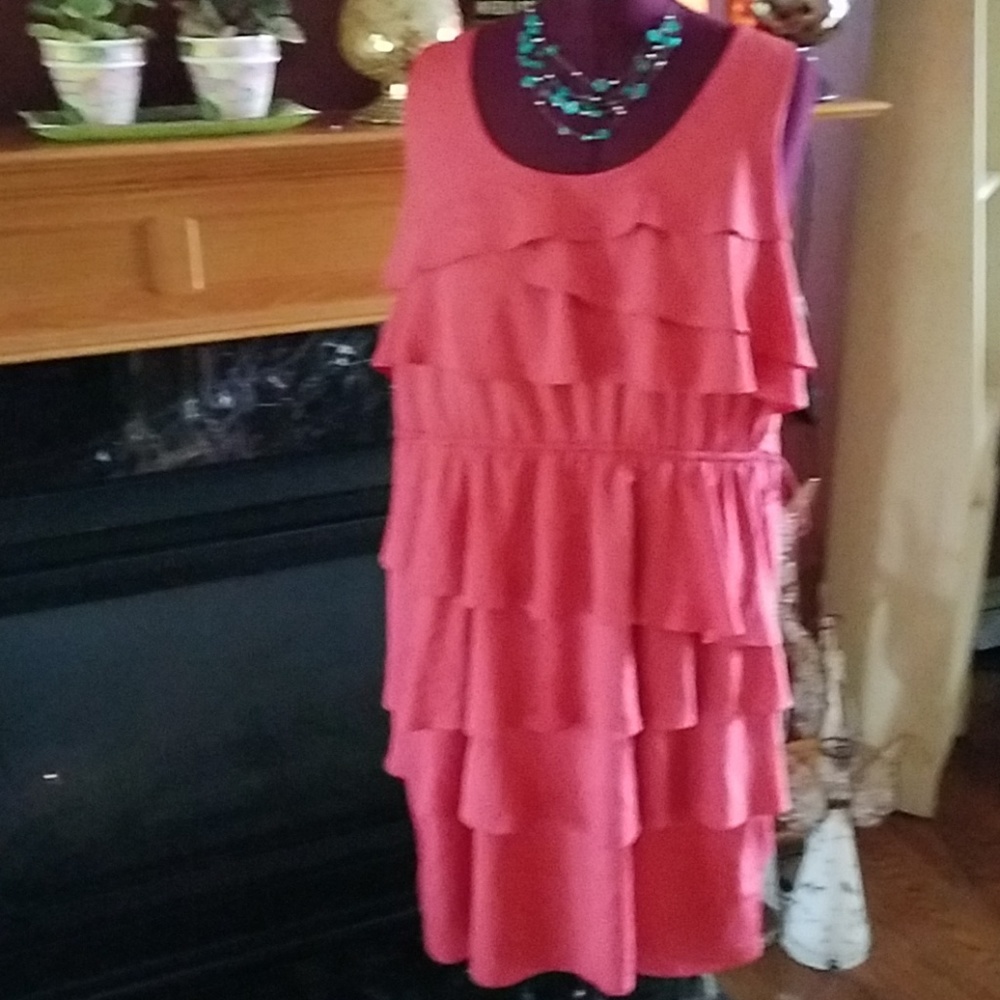 Apt 9 plus size Ruffle dress